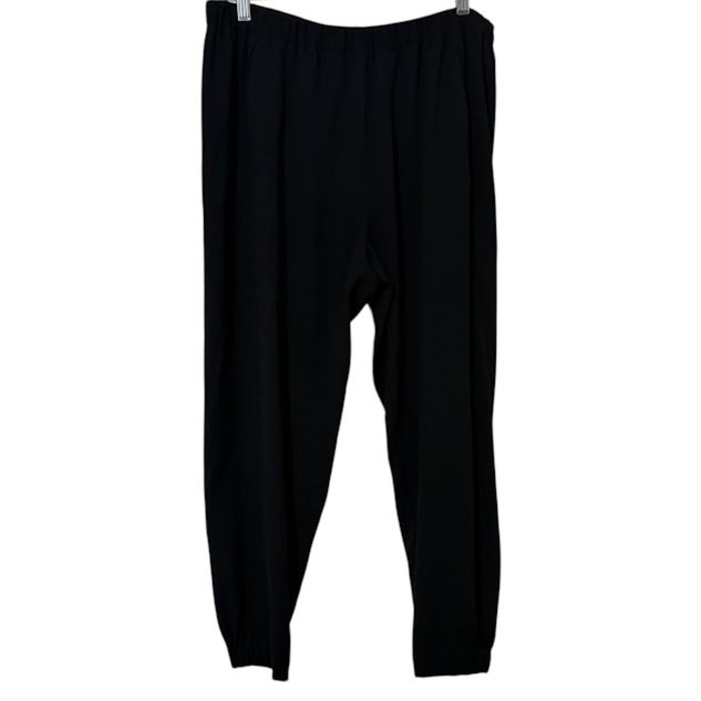 Aritzia Babaton Black Dexter Pull On Slim Jogger Trouser Ankle Dress Pants L